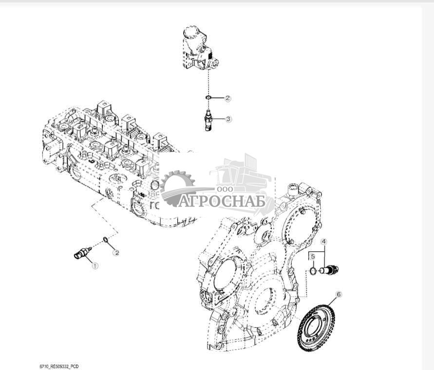 6710 Датчики двигателя 